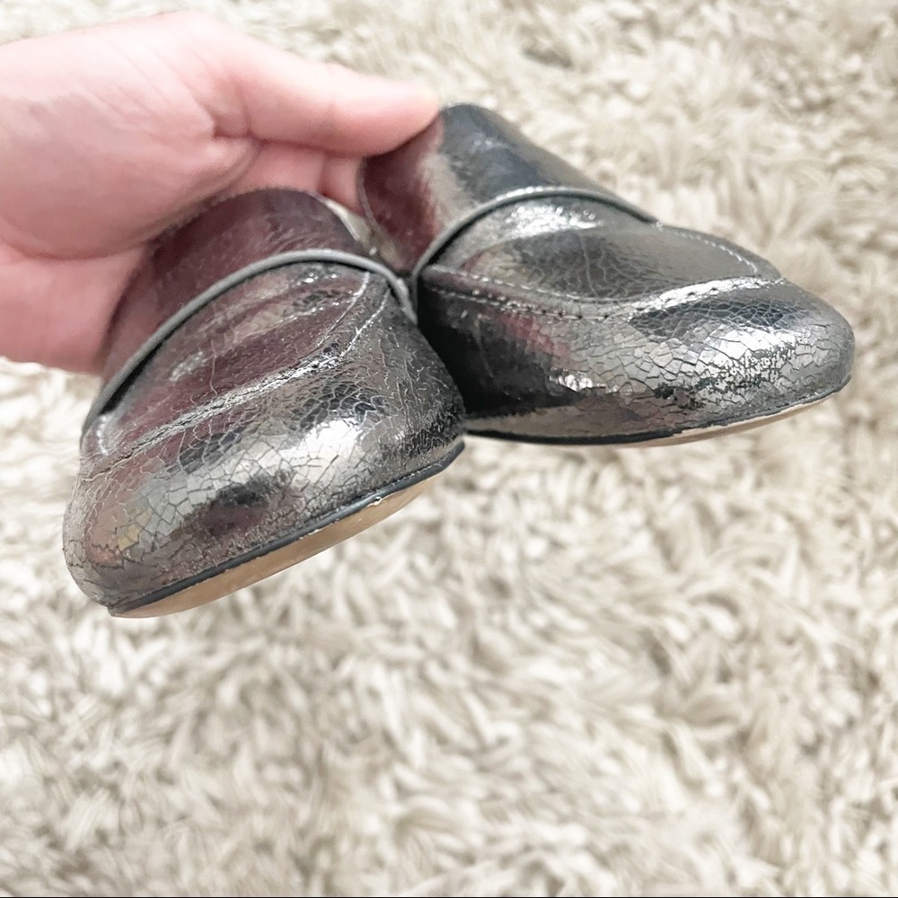 Michael Kors Emery Metallic Leather Loafers Women’s Size 6 - Picture 4 of 9